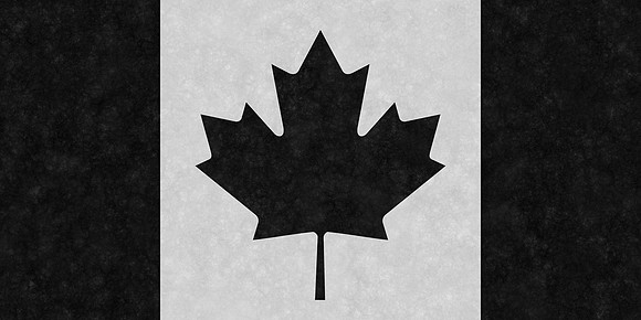 Velvet Flag - Black & White Canada