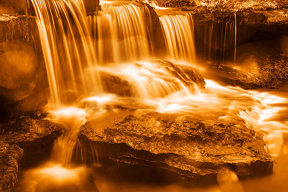 Bokeh Lava Cascades