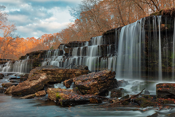 Golden Blue Hole Falls
