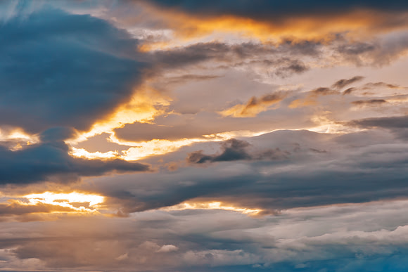 Scintillating Sunset Clouds