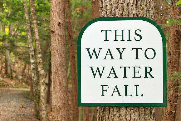 Waterfall Trail Sign