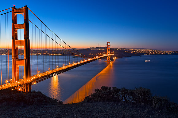 Golden Gate Dawn Bridge