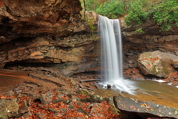Rugged Autumn Beauty of Cucumber Falls