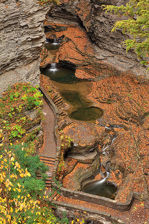 Autumn Gorge Overlook - Watkins Glen