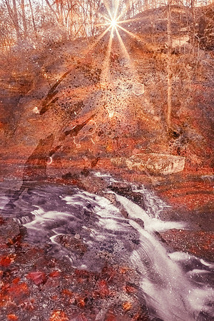 Acrylic Sunbliss Falls