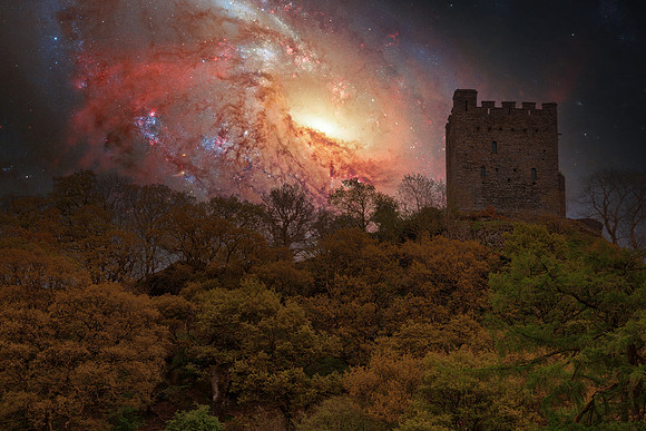 Castle Tower Galaxy