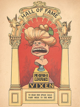 Vintage Vinegar Valentine - Loud Mouth Vixen