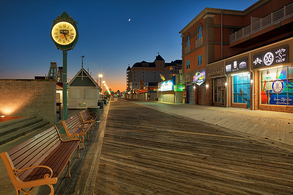 Ocean City Twilight Boardwalk