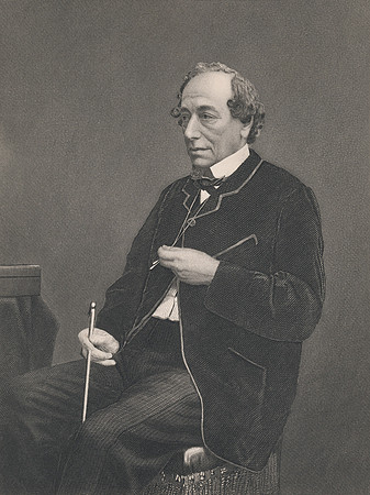 Vintage Image Plate - Benjamin Disraeli