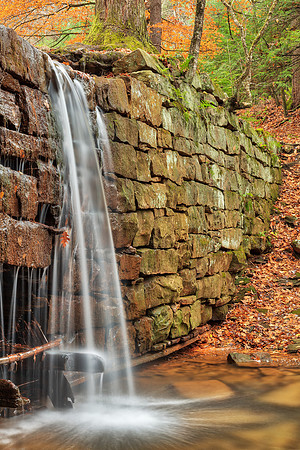 Autumn Dam Waterfall - Cook Forest