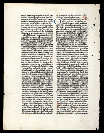 Biblia Latina - Jeremiah Section (verso)