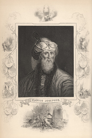 Vintage Frontispiece Portrait - Flavius Josephus