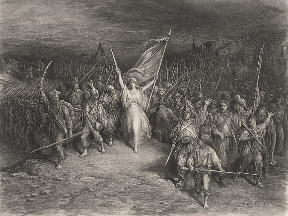 Vintage Image Plate - La Marseillaise