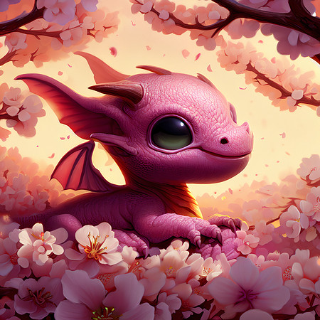 Baby Blossom Dragon