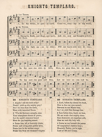 Vintage Hymn - Knights Templars