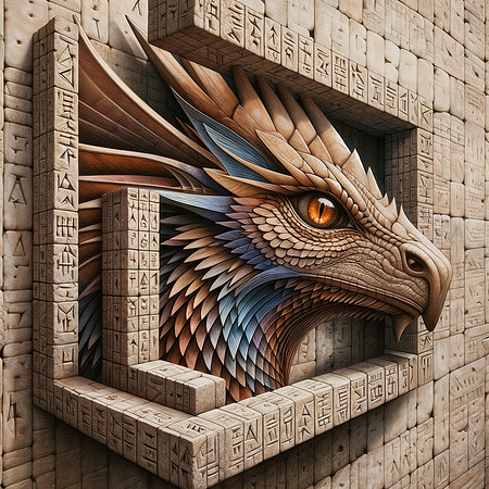 Escher's Cuneiform Griffin