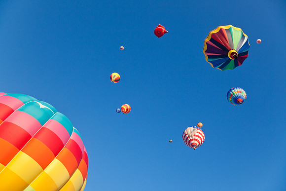 Vibrant Hot Air Balloons