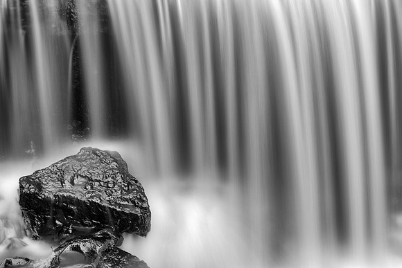 Stone Chip Cascades - Black & White