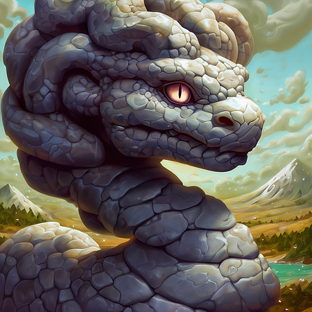 Medusa Stone Dragon