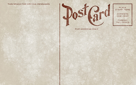Recreated Vintage Postcard
