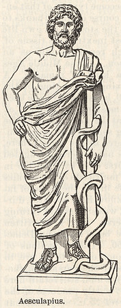 Vintage Illustration - Asclepius