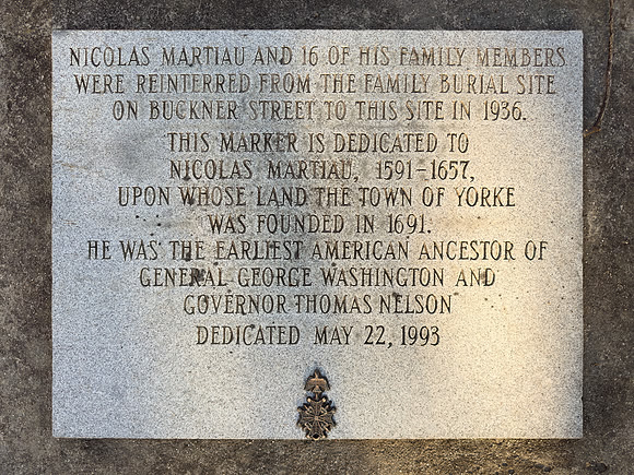 Martiau Cemetery Marker
