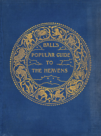 Vintage Book Cover - Ball's Popular Guide to the Heavens