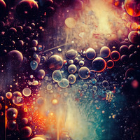 Rainbow Grunge Bubbles