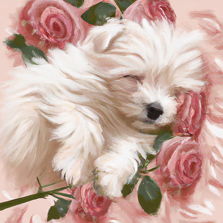 Puppy Rose Nap