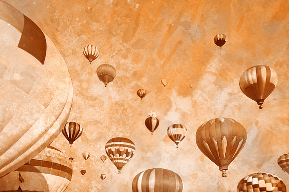 Vintage Acrylic Air Balloons