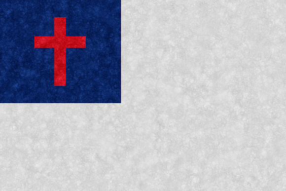 Velvet Christian Flag