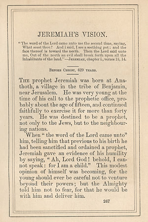 Vintage Page Description - Jeremiah's Vision (recto)