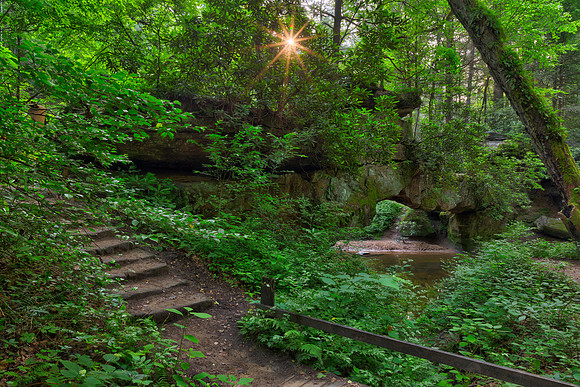 Rock Bridge Sunburst