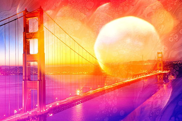 Golden Gate Bokeh Bridge