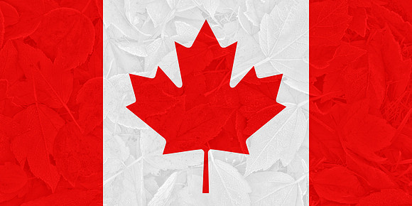 Nested Leaf Flag - Canada