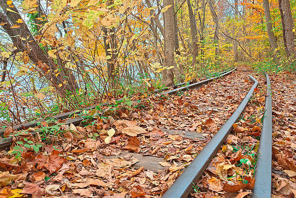 Abandoned Autumn Railroad
