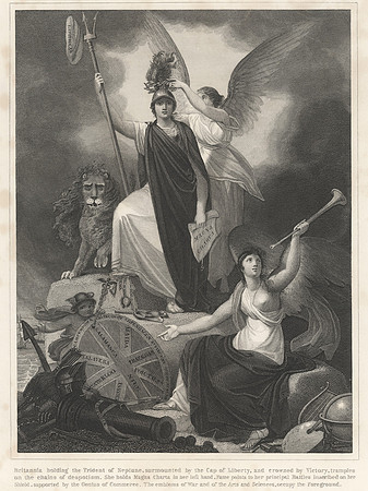 Vintage Image Plate - Britannia