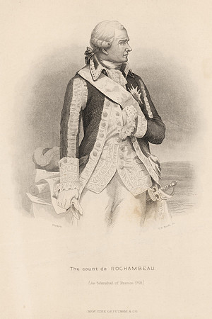 Vintage Image Plate - Count de Rochambeau