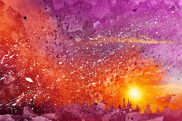 Acrylic Sunset Bliss