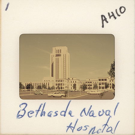 Vintage Photo Slide - Bethesda Naval Hospital