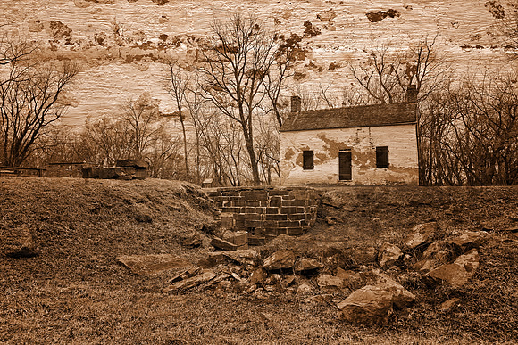 Rustic Lockhouse Mural
