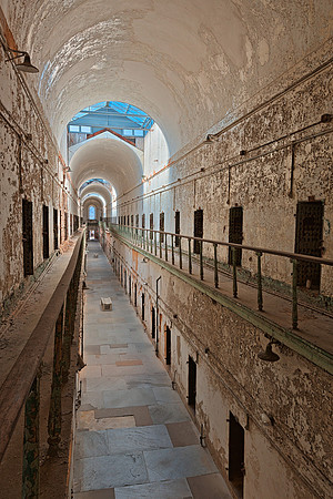 Abandoned Prison Corridor