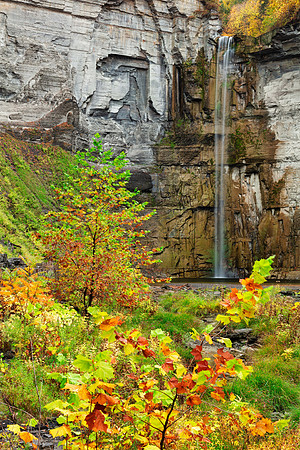 Autumn Face of Taughannock Falls
