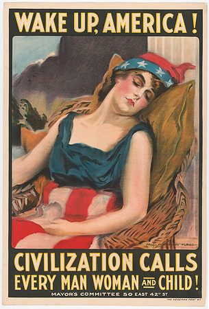 World War I Columbia Propaganda (by James Montgomery Flagg circa 1917)