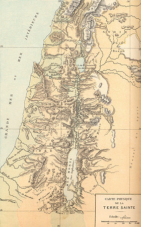 Vintage Map - Holy Land