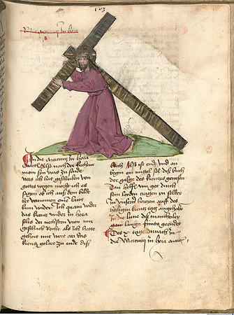 Book of the Holy Trinity (German) - Christ Carrying the Cross