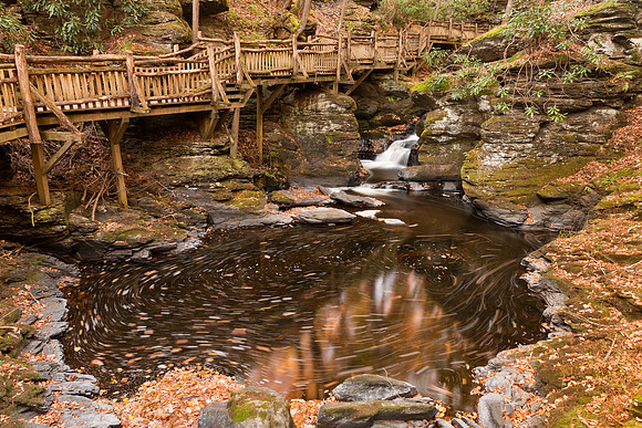 Swirling Bushkill Fall Stream