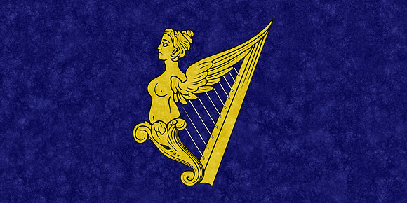 Velvet Flag - Royal Standard of Ireland (1542–1801)