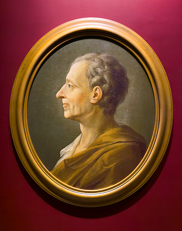 Montesquieu Portrait (French School after Jacques-Antoine Dassier circa 1753)