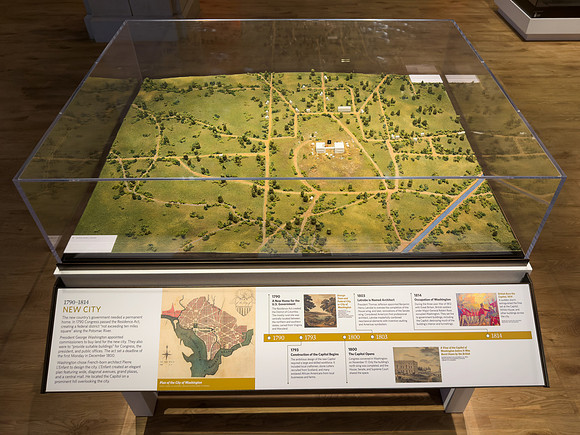 Capitol Hill Scale Model and History of a New City: Washington DC 1790-1814